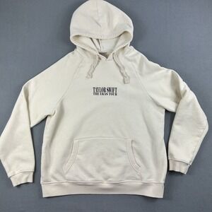 Taylor Swift The Eras Tour Hoodie Mens Large Concert Pullover Sweatshirt Album T